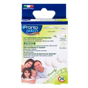 Plasturi Anti-Insecte, 20 buc, Diametru 1.5 cm, Alb