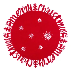 Suport Decorativ Farfurie Pasla Rosie Merry Christmas Ø35 cm