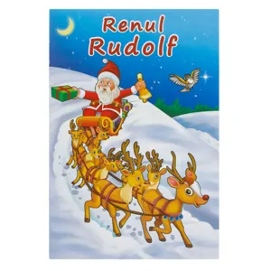 Carte de Crăciun cu povestea lui Rudolf pentru copii