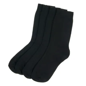 Sosete Negre pentru Femei - Set de 4 Perechi de Calitate