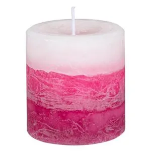 Lumanare Parfumată Roz Fucsia cu Aroma de Magnolie