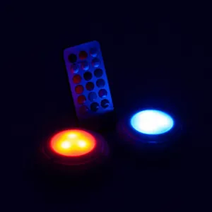 Lămpi LED Multicolor cu Telecomandă, Set 2 buc