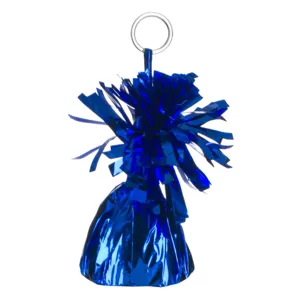 Greutate pentru baloane albastru cu folie aurie 170g