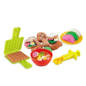 Set complet pentru prepararea vafei din plastilină și accesorii