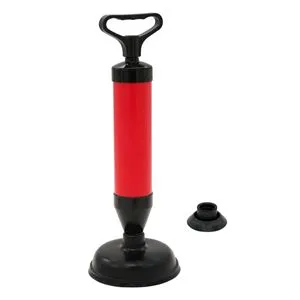 Ventuză de desfundat din plastic, roșu și negru, 37 cm