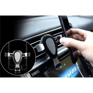 Suport telefon auto cu închidere automată pe grila de ventilație