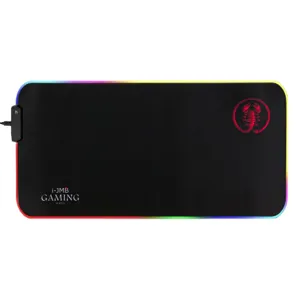 Mousepad Gaming cu Lumina LED, 10 Programe, 59.5x30cm, Negru