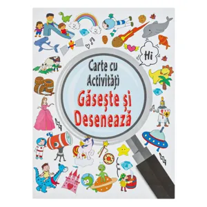 Carte Educativă Găsește și Colorează pentru Copii