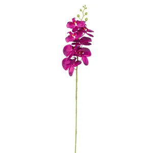 Floare artificiala orhidee mov, 85 cm, tulpina lunga