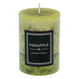 Lumanare decorativă verde lime cu aromă de ananas