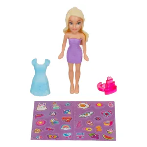 Set Păpuși Mini cu Rochii și Accesorii Multicolor