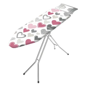Masă de călcat metalică, 110x30x90cm, cu suport fier și înălțime reglabilă