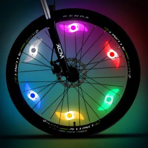LED pentru roata bicicletei multicoloră rezistent la apă
