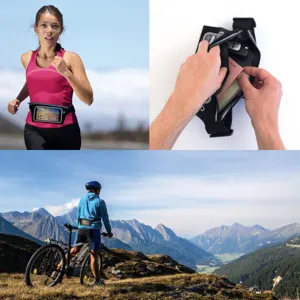Borseta Sport Neopren cu Husa Transparenta pentru Telefon