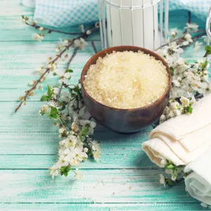 Sare de baie cu aromă de miere și lapte, 600g
