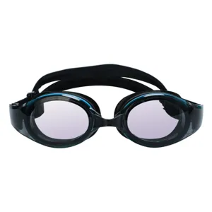 Ochelari de înot din silicon, Negri, pentru copii 12+