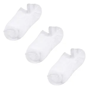 Șosete Sport Femei Invizibile Set 3 Perechi Culoare Albă