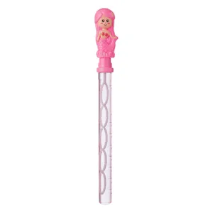 Sabie pentru baloane de săpun roz cu model sirenă, 38cm