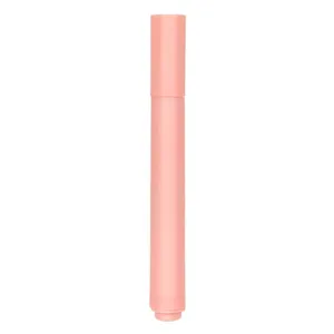 Evidențiator portocaliu pastel cu corp triunghiular, 14 cm