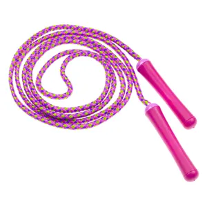 Coardă de sărit pentru copii 2.1 m roz fuchsia