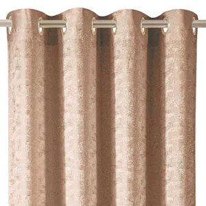 Perdea decorativă semitransparentă cu inele, Taupe, 140x260cm