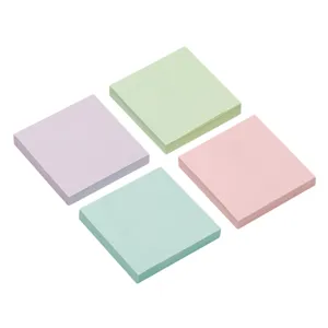 Set Notite Adezive 4 Culori Pale, 7.7x7.7 cm, 500 de foi