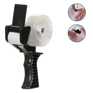 Suport pentru bandă adezivă cu bandă, 25m x 18mm, Negru