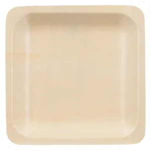 Set Farfurii din Lemn Natural – Design Eco-Friendly