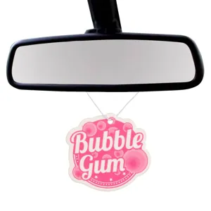 Odorizant auto formă inimă cu aromă de gumă de mestecat