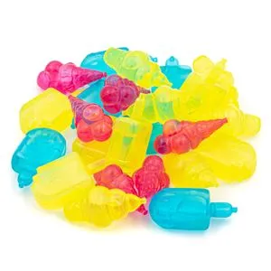 Set 24 Cuburi de Gheață Reutilizabile, Formă de Înghețată, Multicolore
