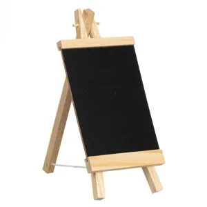 Tabla Decorativă Negru cu Sevalet de Lemn pentru Mesaje și Decorații
