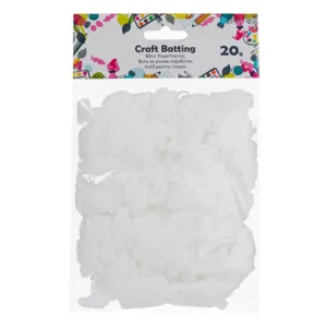 Umpultură Vată Albă pentru Creații Artistice și DIY - 20g