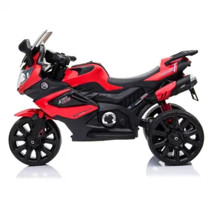 Motocicletă electrică 6V cu sunet și MP3, roșie