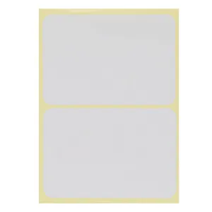 Etichete Autocolante Albe 7.5x5cm - Set 20 Bucăți