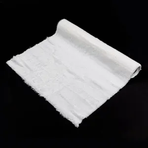 Blană artificială albă pentru decorarea Crăciun, 2.5m x 48cm