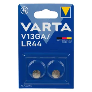 Baterii alcaline tip buton LR44 1.5V pentru dispozitive electronice mici