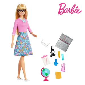 Păpușa Barbie Învățătoare Set Educațional 10 Accesorii