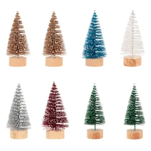 Brazi Decorativi de Crăciun Glitter, Set 8 Bucăți, Model cu Ramuri