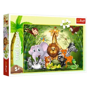 Puzzle Animale în Pădure, 104 piese, Multicolor