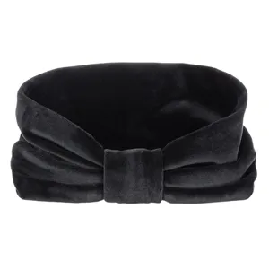 Bentita lata catifelata neagra cu nod, 12 cm