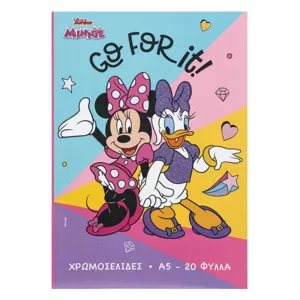 Carte de colorat Minnie Mouse și Daisy Duck - Set A5