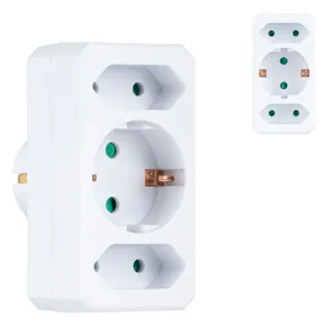 Adaptor electric triplu cu 3 prize siguranță pentru copii