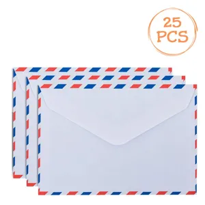 Plicuri Air pentru Corespondență 11.4x16.2cm cu Adeziv - Set 25 Bucăți