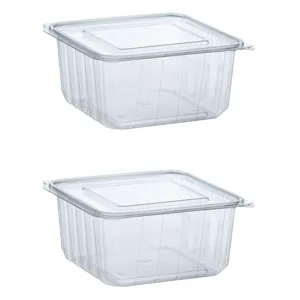 Recipiente Alimentare Transparente de Plastic cu Capacitate 2000cc
