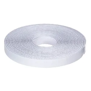 Bandă adezivă cu scai 4m x 1cm albă pentru fixare rapidă