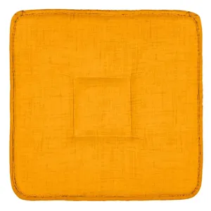 Pernă pentru scaun 39x39 cm galben muștar