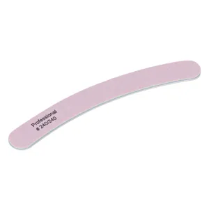 Pila pentru unghii forma banana roz 240/240
