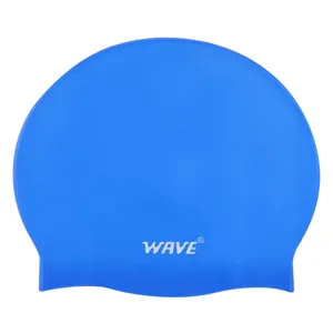 Cască de înot din silicon, culoarea bleu, mărime unică