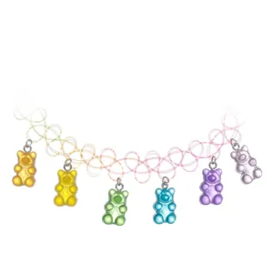 Colier Choker cu Charms Ursuleți Multicolor pentru Copii