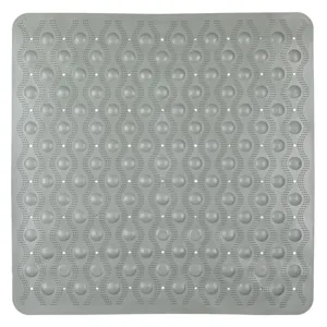 Covoras de baie antiderapant, 55x55 cm, Gri
